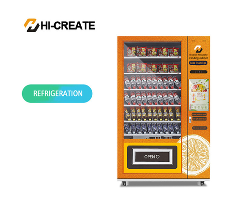 24 hours self-service vending machine beer vending machine snacks drinks in one