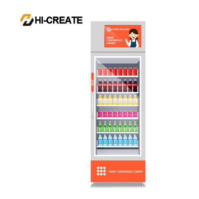 Combined the vending machine for food and drink
