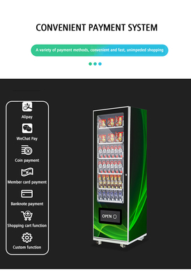 Snack sandwich automatic refrigerator vending machine coffee and tea