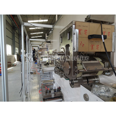 Aluminum Frame Ultrasonic Sanitary Pad Making Machine For Women