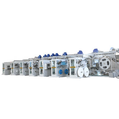 Semi Full Servo Automatic Under Pad Sanitary Napkin Adult Baby Diaper Production Line Making Machine