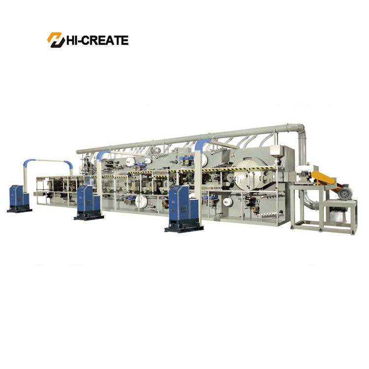 3 Phase 65pcs/Min 185kw Disposable Breast Pad Machine