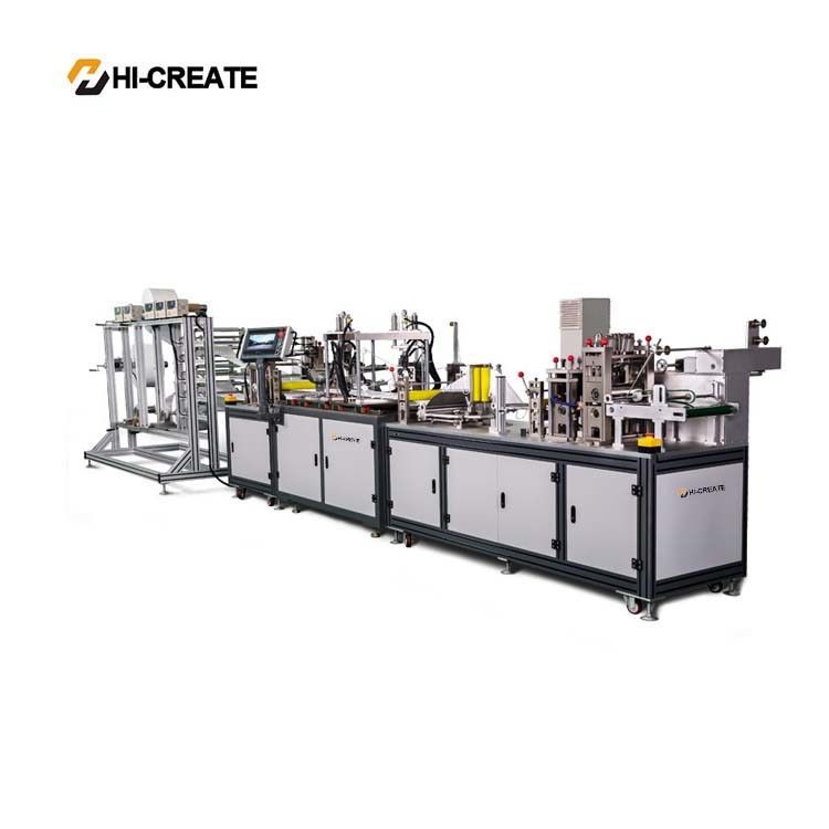 Auto HC-N95 Non Woven Face Mask Making Machine 7KW