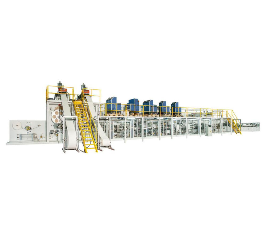 New Used Disposable Baby Diaper Machine Sanitary Napkin Machine