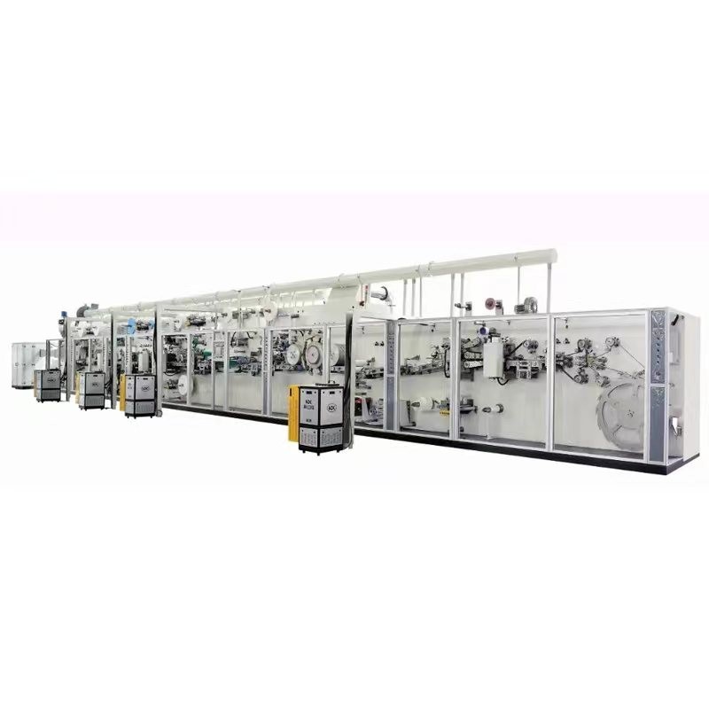 Secondhand Baby Diaper Making Machine Used Semi Automatic Sanitary Napkin Machine