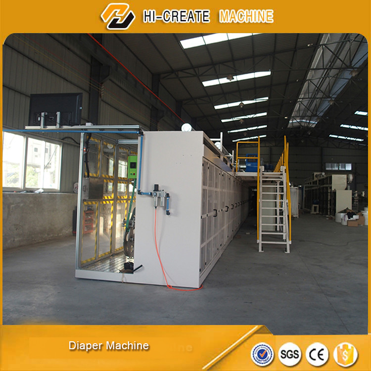 Used Second Hand Sanitary Napkin Making Machine PLC Control